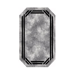 Conceptum Alfombra de Pasillo Gris y Negro 80 x 150 cm